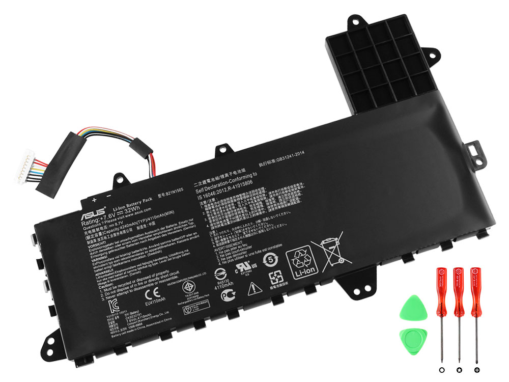 Original Batterier Asus 0B200-01400200 32Wh Kabel Largo